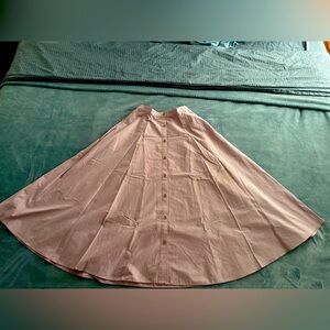 Uniqlo blush Purple A-Line Skirt